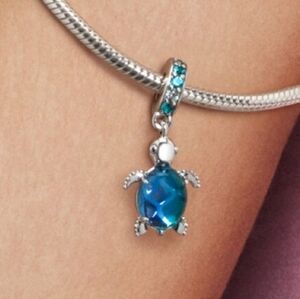 Pandora Murano Glass Sea Turtle Dangle Charm